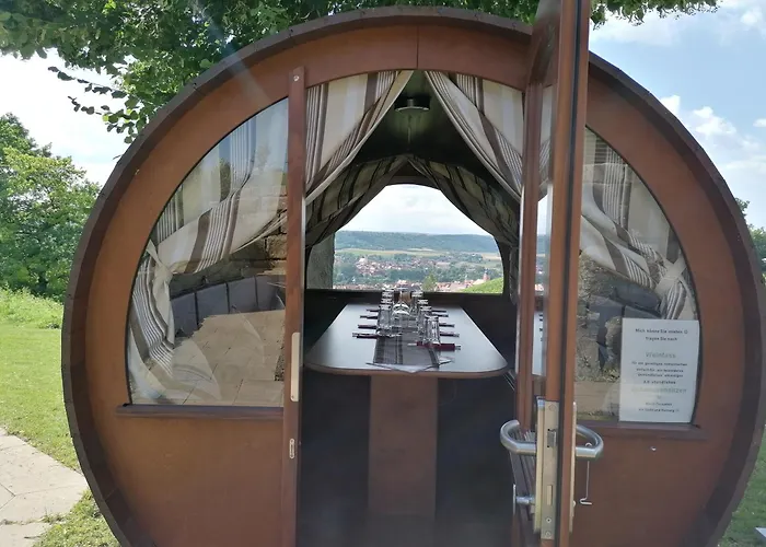 Glamping Der Kirschberghof Weinfass-lodge Sommerhausen